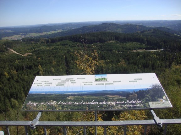 Foto: Wolfgang Dröthandl / Wandertour / Nebelstein - Panoramaweg / Eine richtige 'Luginsland' - Plattform / 02.10.2018 10:15:10