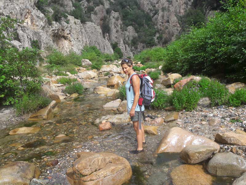 Foto: Rupert Gredler / Wandertour / Gola di Pirincanes / Nicht nur die Füsse werden nass. / 21.07.2019 16:55:56