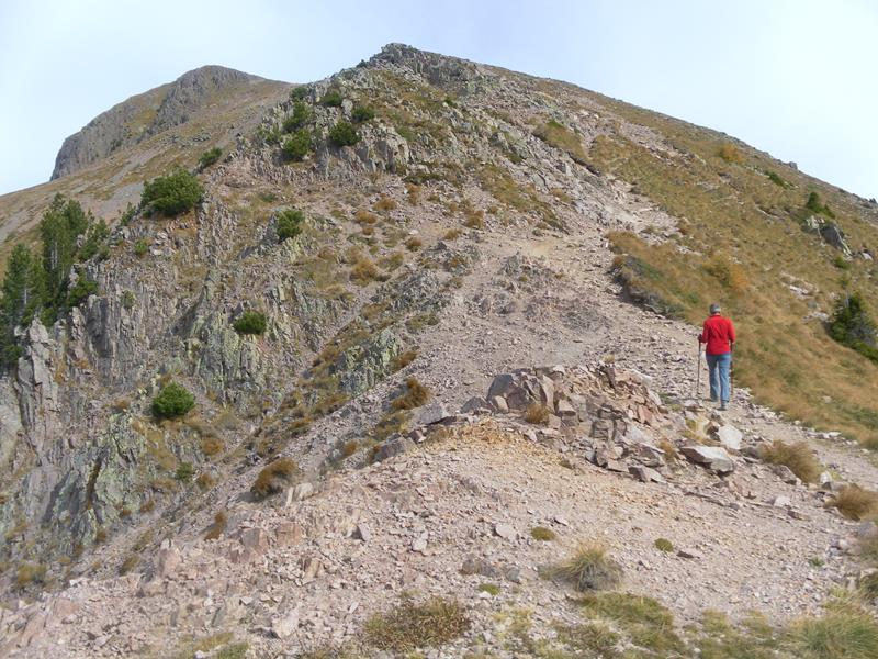 Foto: Wolfgang Lauschensky / Wandertour / Monte Croce und Monte Rujoch / am SW-Rücken / 29.10.2018 00:14:34