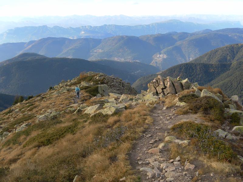 Foto: Wolfgang Lauschensky / Wandertour / Monte Croce und Monte Rujoch / Abstieg am NW-Grat / 29.10.2018 00:13:00