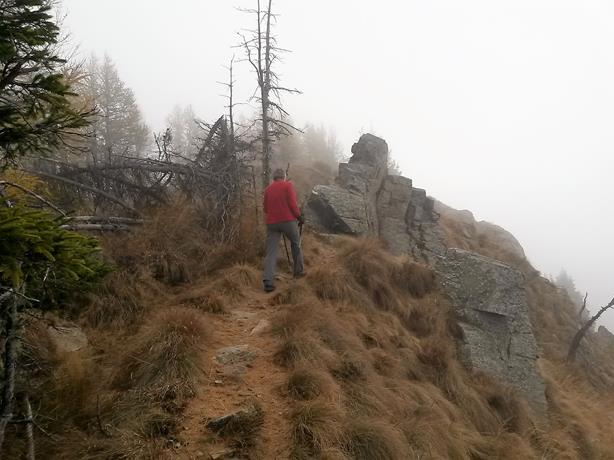 Foto: Wolfgang Lauschensky / Wandertour / Fravort über Monte Panarotta / Kammzacken / 29.10.2018 22:47:53