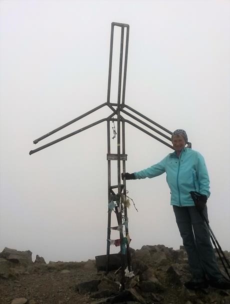 Foto: Wolfgang Lauschensky / Wandertour / Fravort über Monte Panarotta / Fravort Gipfelkreuz / 29.10.2018 22:46:12