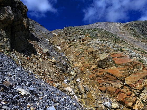 Foto: Andreas Koller / Wandertour / Mondlandschaft am Mont Thabor (3178m) / Noch einmal kann man die Mondlandschaft bewundern / 17.01.2019 01:21:40