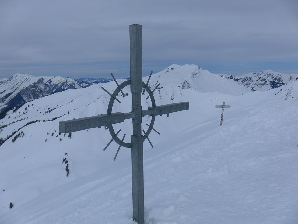 Foto: Wolfgang Lauschensky / Skitour / Grünhorn 2039m aus dem Schwarzwassertal / Grünhorn / 10.02.2019 11:21:16