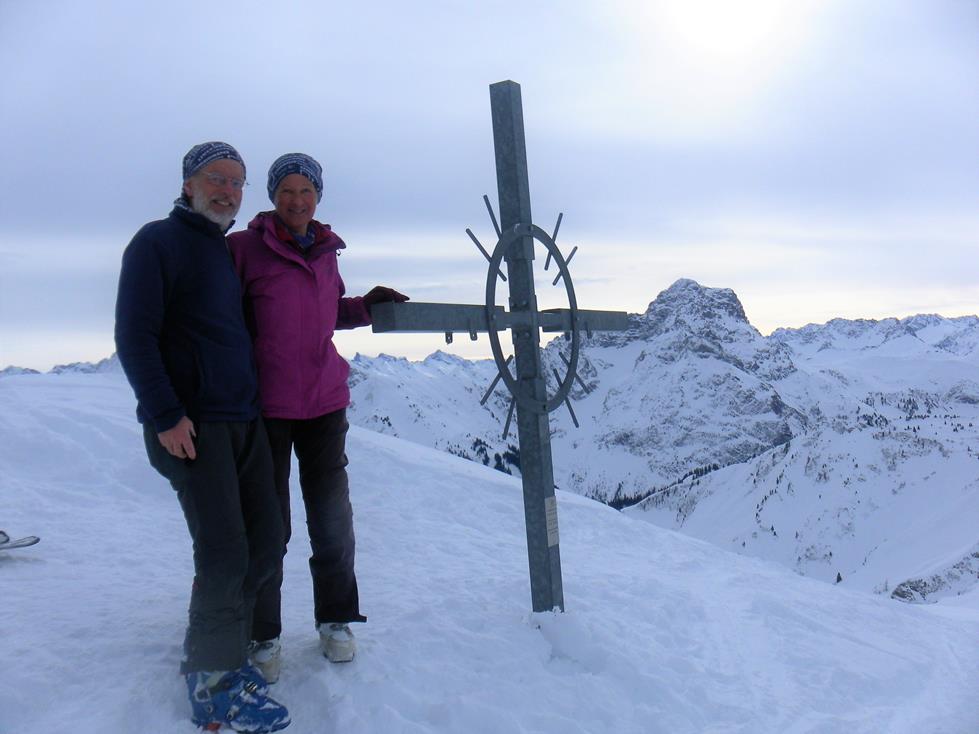 Foto: Wolfgang Lauschensky / Skitour / Grünhorn 2039m aus dem Schwarzwassertal / Widderstein vom Grünhorn / 10.02.2019 11:21:13
