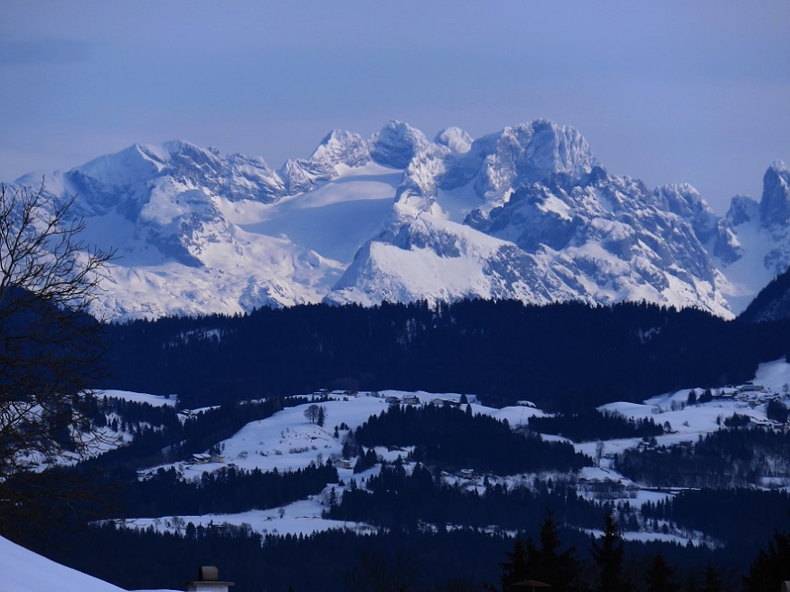 Foto: Andreas Koller / Schneeschuhtour / Spritztour auf die Hohe Götschen (930m) / Dachstein (2996m) / 22.02.2019 21:26:51
