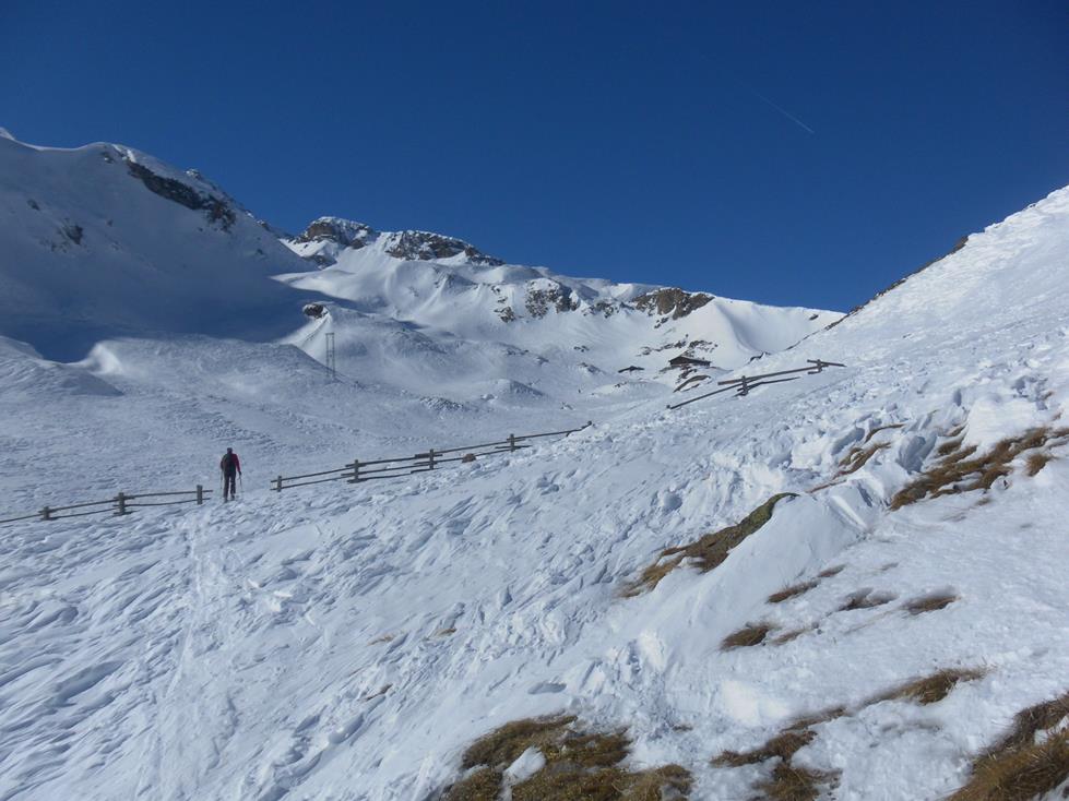 Foto: Wolfgang Lauschensky / Skitour / Piz Rims 3056m über Ostkar / unter der Sesvennahütte / 09.03.2019 16:53:43