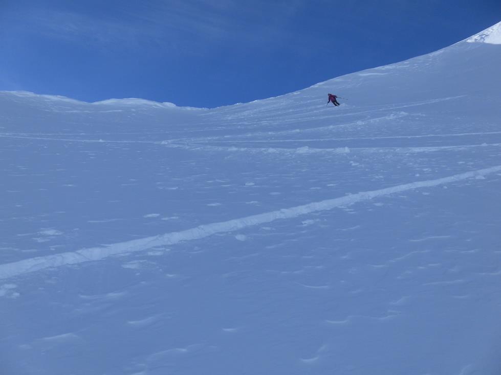 Foto: Wolfgang Lauschensky / Skitour / Piz Rims 3056m über Ostkar / Ostkareinfahrt / 09.03.2019 16:52:22