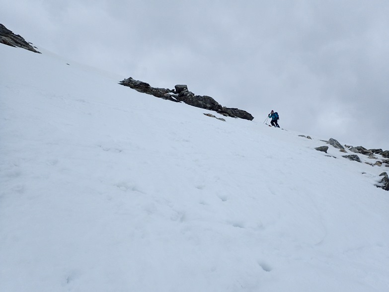 Foto: Manfred Karl / Skitour / Petereck, 2893 m / Abfahrt Gipfelflanke / 12.05.2019 19:49:03