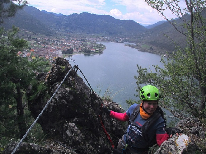 Foto: Andreas Koller / Klettersteigtour / Via ferrata Crench und zwei Gipfel (779m) / 21.06.2019 23:05:28