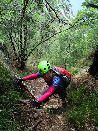 Foto: Andreas Koller / Klettersteigtour / Via ferrata Crench und zwei Gipfel (779m) / 21.06.2019 23:04:09
