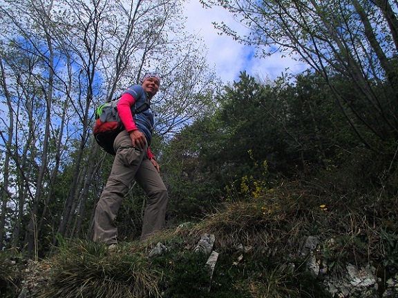Foto: Andreas Koller / Klettersteigtour / Via ferrata Crench und zwei Gipfel (779m) / Aufstieg Cima Crench / 21.06.2019 23:02:06