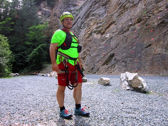 Foto: Andreas Koller / Klettersteigtour / OeAV Südburgenland Klettersteig Markt Neuhodis (395m) / Einstieg / 28.06.2019 02:28:05