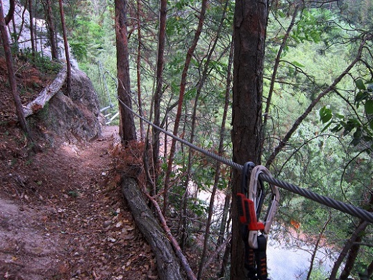 Foto: Andreas Koller / Klettersteigtour / OeAV Südburgenland Klettersteig Markt Neuhodis (395m) / 28.06.2019 02:26:31