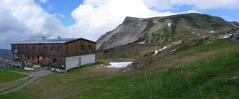 Foto: Wolfgang Lauschensky / Wandertour / Gerenfalben, Matona und Hoher Freschen / Freschenhaus vor Hohem Freschen / 08.07.2019 17:59:14