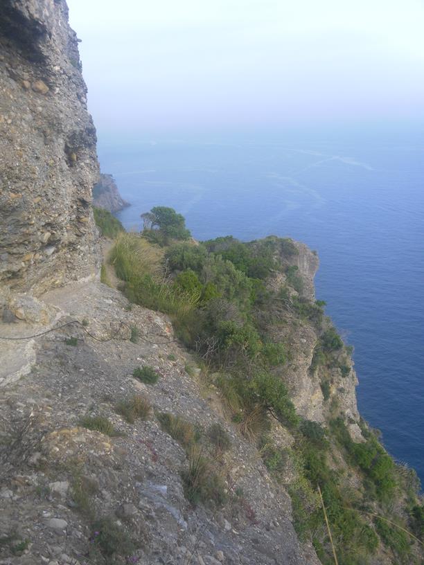 Foto: Wolfgang Lauschensky / Wandertour / Monte Portofino oder Semiforo Vecchio 610m / exponierter Steilküstensteig / 11.07.2019 18:07:02