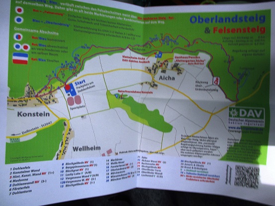 Foto: Andreas Koller / Klettersteigtour / Oberlandsteig im Altmühltal (495m) / Plan des DAV/Stektion Ingolstadt (www.dav-ingolstadt.de) / 12.07.2019 12:41:49