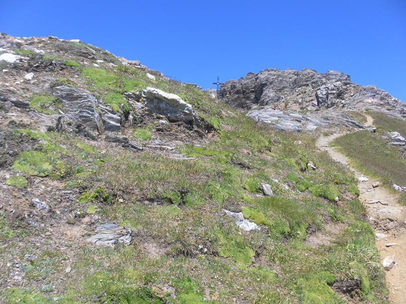 Foto: Wolfgang Lauschensky / Wandertour / Wurmaulspitze 3022m / felsige Gipfelkuppe / 31.07.2019 00:43:13