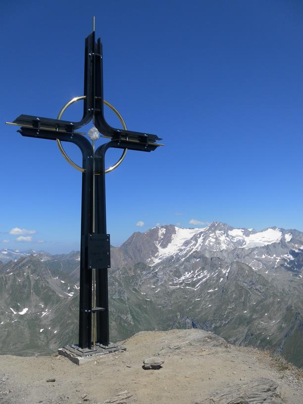 Foto: Wolfgang Lauschensky / Wandertour / Wurmaulspitze 3022m / Wurmaulspitze, dahinter Hochfeiler / 31.07.2019 00:43:06