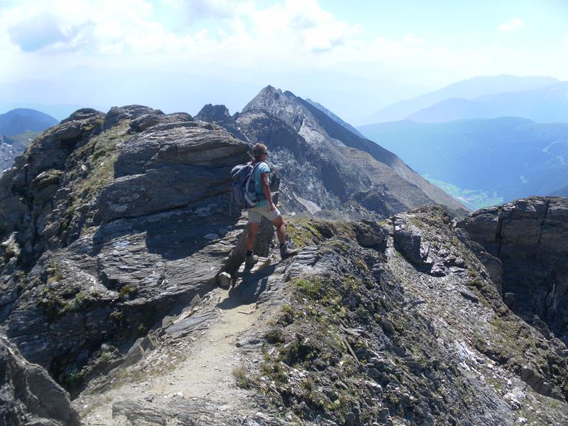 Foto: Wolfgang Lauschensky / Wandertour / Wurmaulspitze 3022m / Gipfelfels / 31.07.2019 00:42:54
