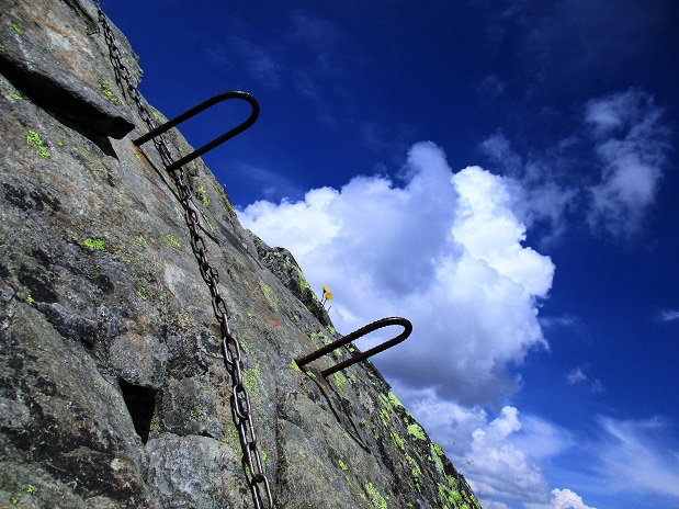Foto: Andreas Koller / Klettersteigtour / Via ferrata de la Grande Chenalette et Pointe de Drone (2950m) / 02.08.2019 19:12:19