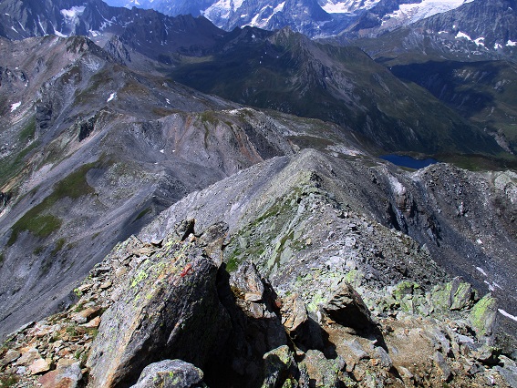 Foto: Andreas Koller / Klettersteigtour / Via ferrata de la Grande Chenalette et Pointe de Drone (2950m) / Abstieg von der Pointe de Drone / 02.08.2019 19:09:58