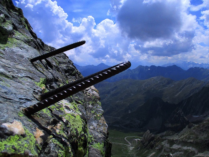 Foto: Andreas Koller / Klettersteigtour / Via ferrata de la Grande Chenalette et Pointe de Drone (2950m) / 02.08.2019 19:08:19