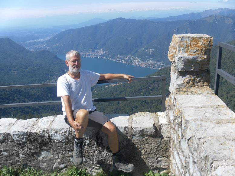 Foto: Wolfgang Lauschensky / Wandertour / Monte Palanzone über Monte Bolettone / Comersee vom Monte Palanzone / 02.10.2019 19:52:17