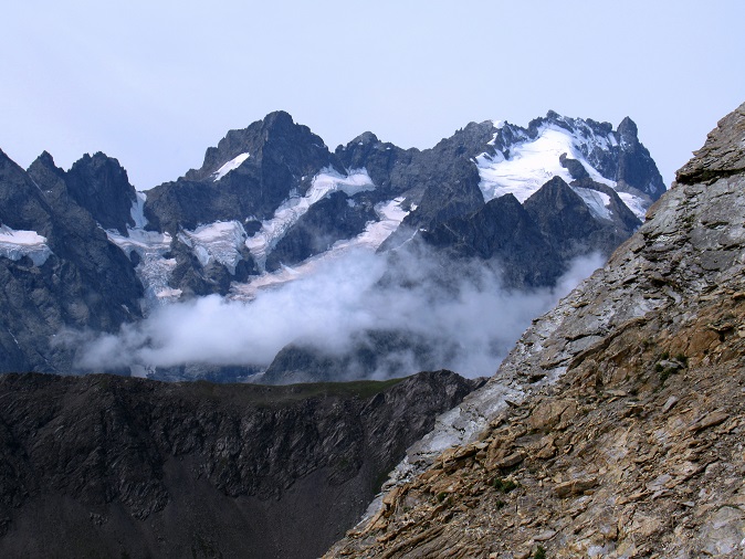 Foto: Andreas Koller / Wandertour / Pic Blanc du Galibier (2955m) / La Meije (3983m) / 25.10.2019 00:22:53