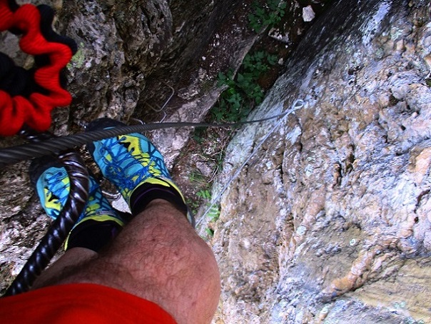 Foto: Andreas Koller / Klettersteigtour / Via ferrata du Rocher du Bez (1650m) / 14.11.2019 00:04:03