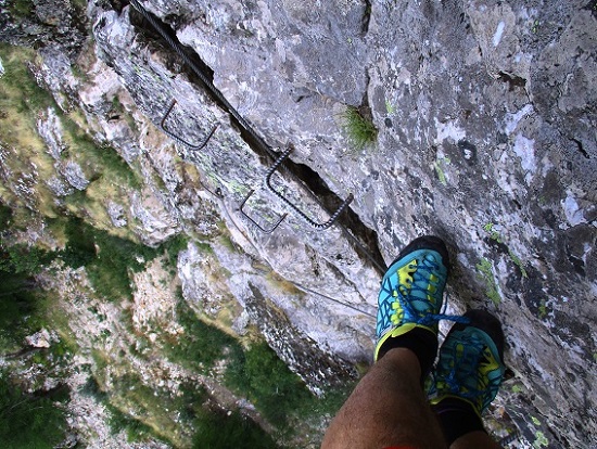 Foto: Andreas Koller / Klettersteigtour / Via ferrata du Rocher du Bez (1650m) / 14.11.2019 00:03:42