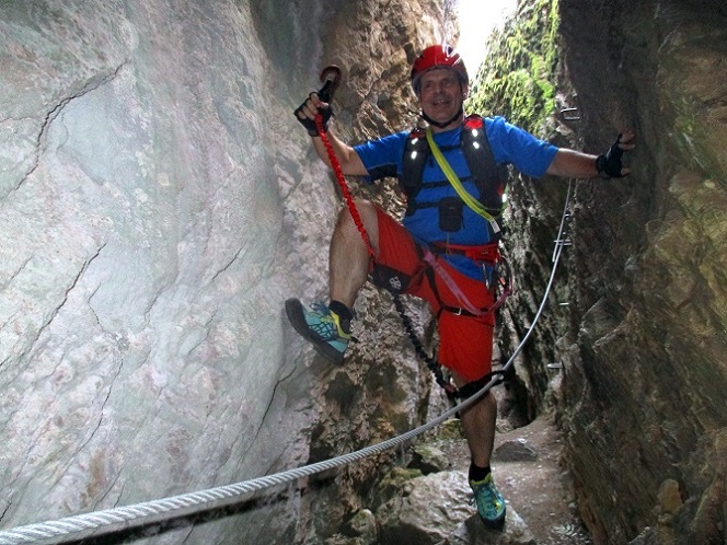 Foto: Andreas Koller / Klettersteigtour / Via ferrata du Rocher du Bez (1650m) / 14.11.2019 00:01:53