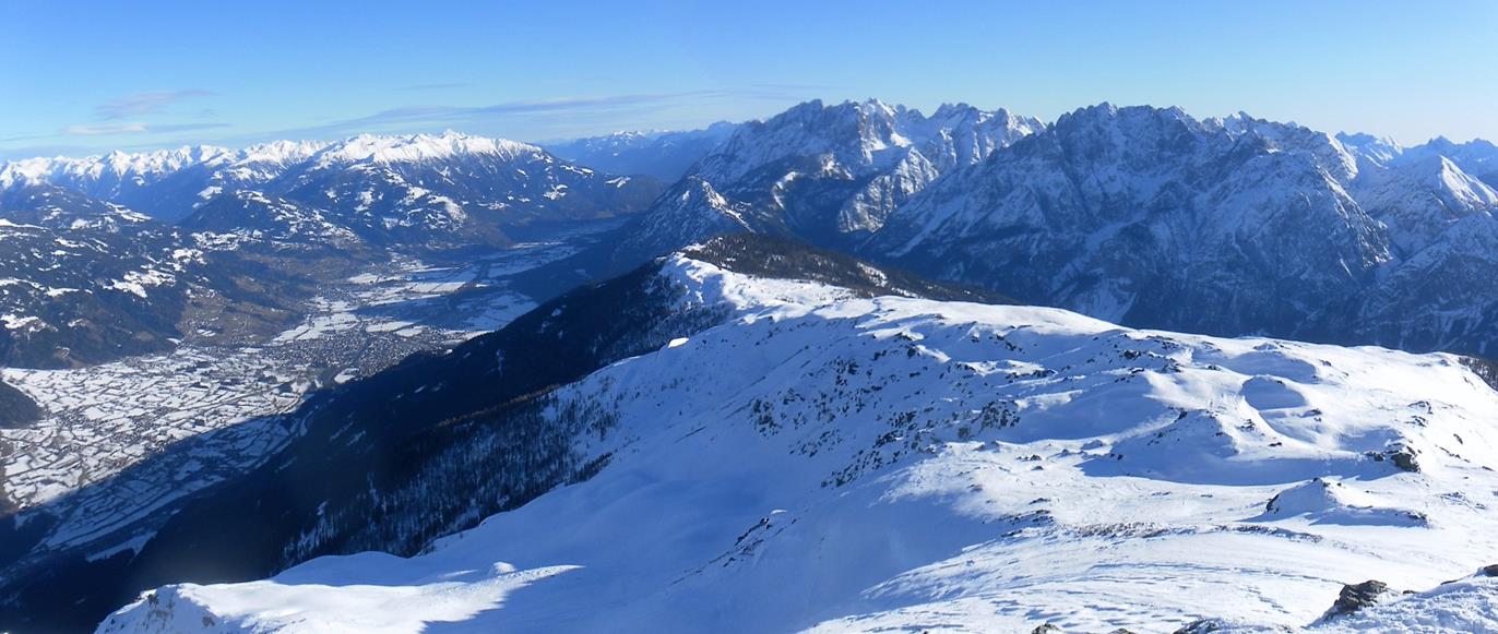Foto: Wolfgang Lauschensky / Skitour / Böses Weibele 2521m und Hochstein 2057m / Südostrücken zum Hochstein / 05.01.2020 19:37:54