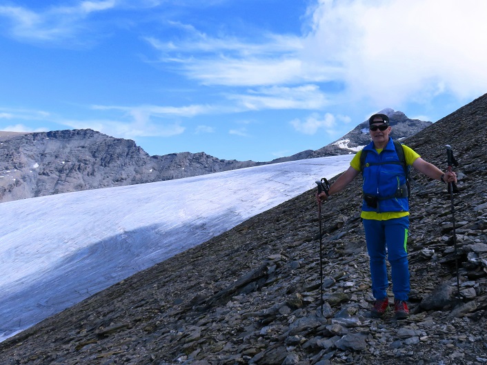 Foto: Andreas Koller / Wandertour / Aiguille de la Grande Sassière (3747m) / Glacier de la Sassiere / 17.01.2020 00:30:44