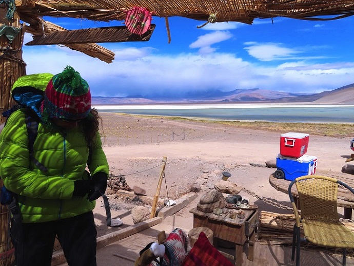 Foto: Andreas Koller / Wandertour / Cerro Laguna Santa Rosa (4132m) / Beim Refugo / 30.01.2020 02:42:00