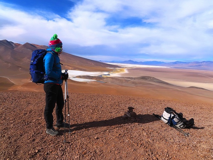 Foto: Andreas Koller / Wandertour / Cerro Laguna Santa Rosa (4132m) / 30.01.2020 02:38:01