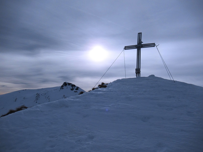 Foto: Andreas Koller / Skitour / Auf den Kleinhansl (2217m) / Kleinhansl Gipfel / 07.03.2020 15:24:25