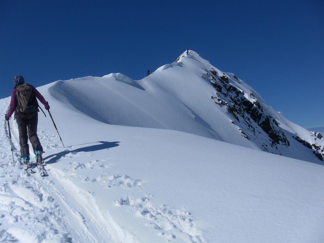 Foto: Wolfgang Lauschensky / Skitour / Gamsbeil 2169m aus dem Windautal / Gipfelgrat / 10.03.2020 10:50:52