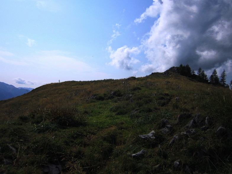 Foto: Andreas Koller / Wandertour / Kammwanderung zum Einberg (1688m) / Gipfelkreuz in Sicht / 10.06.2020 23:23:27