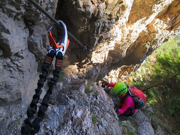 Foto: Andreas Koller / Klettersteigtour / Via ferrata Attilio Sieff auf die Punta Polse (1450m) / 15.06.2020 23:55:40