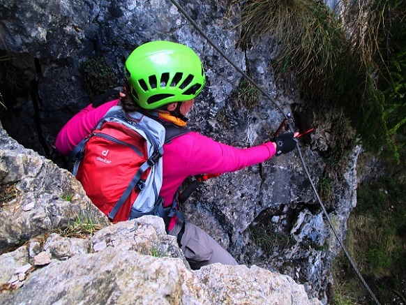 Foto: Andreas Koller / Klettersteigtour / Via ferrata Attilio Sieff auf die Punta Polse (1450m) / 15.06.2020 23:55:10