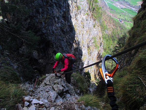 Foto: Andreas Koller / Klettersteigtour / Via ferrata Attilio Sieff auf die Punta Polse (1450m) / 15.06.2020 23:55:03