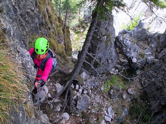Foto: Andreas Koller / Klettersteigtour / Via ferrata Attilio Sieff auf die Punta Polse (1450m) / 15.06.2020 23:54:56