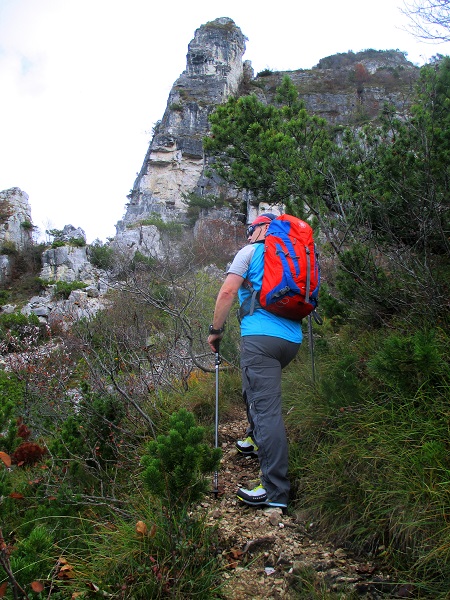 Foto: Andreas Koller / Klettersteigtour / Via ferrata Giordano Bertotti und Chegul (1357m) / 14.10.2020 00:50:15