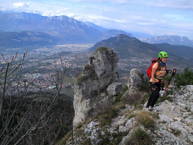 Foto: Andreas Koller / Klettersteigtour / Via ferrata Giordano Bertotti und Chegul (1357m) / 14.10.2020 00:48:32