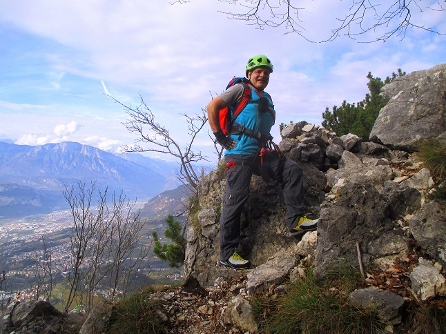 Foto: Andreas Koller / Klettersteigtour / Via ferrata Giordano Bertotti und Chegul (1357m) / 14.10.2020 00:48:26