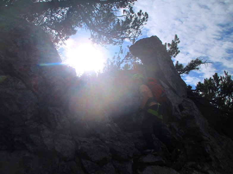 Foto: Andreas Koller / Klettersteigtour / Via ferrata Giordano Bertotti und Chegul (1357m) / 14.10.2020 00:47:44