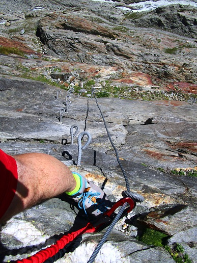 Foto: Andreas Koller / Klettersteigtour / Klettersteig Rock Metal Climbing zur Anenhütte (2366m) / 25.12.2020 18:22:00