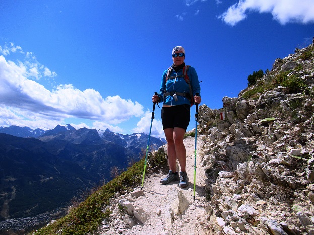 Foto: Andreas Koller / Wandertour / Crete de Peyrolle - Grat mit Aussicht (2645m) / Übergang zur la Grande Peyrolle / 13.01.2021 01:35:33