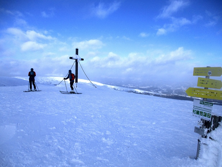 Foto: Andreas Koller / Skitour / Tour Saualpe auf die Ladinger Spitze (2079m) / 30.01.2021 01:50:04